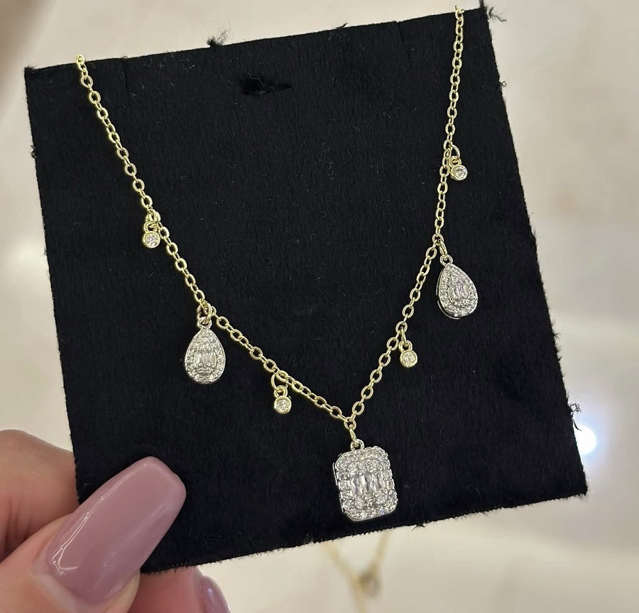 Trio Drop Necklace