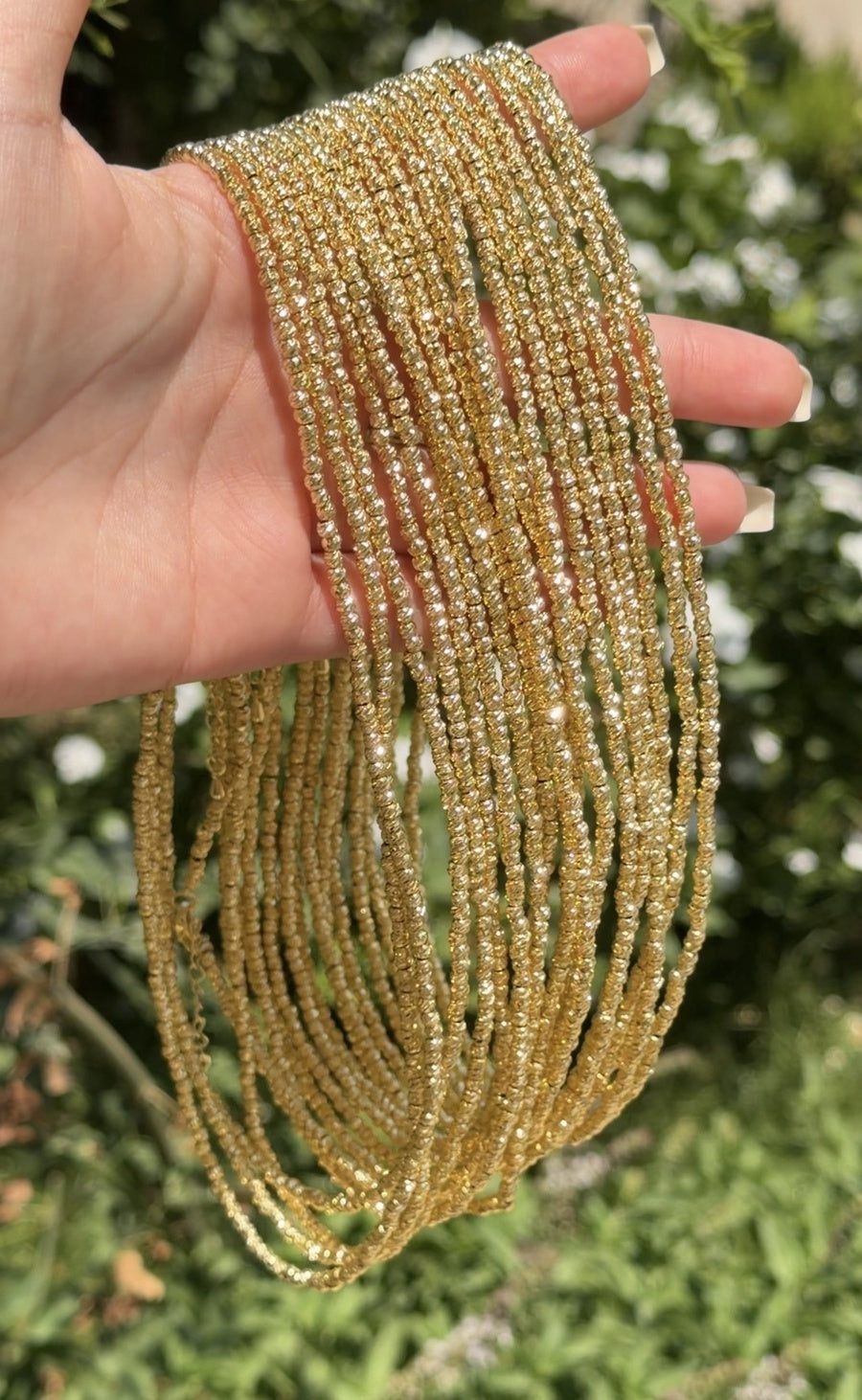 Gold Bead Necklace