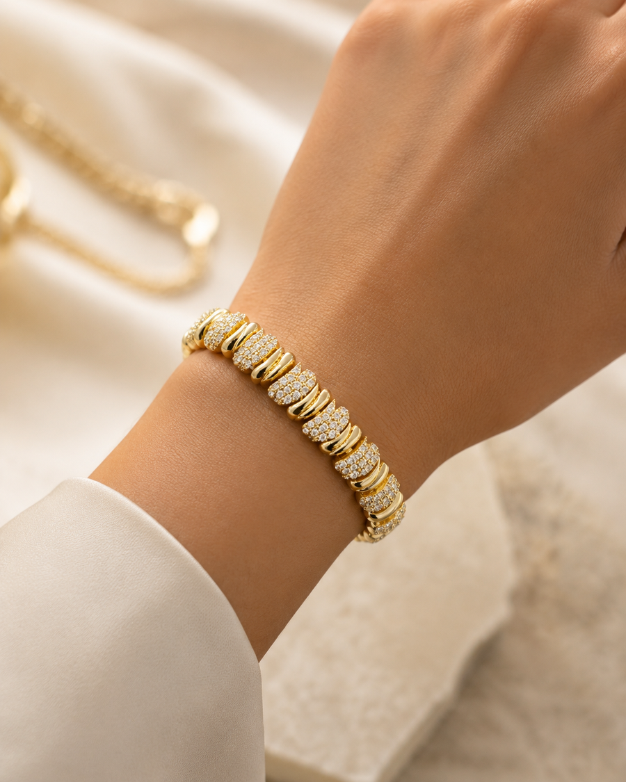 Pavé Bar Bracelet