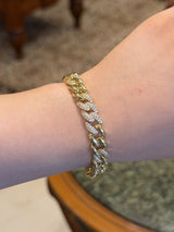 Iced Cuban Chain Bracelet