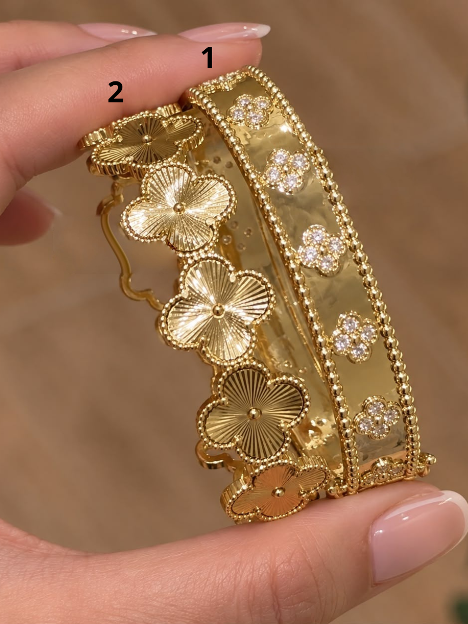 Clover Bangles