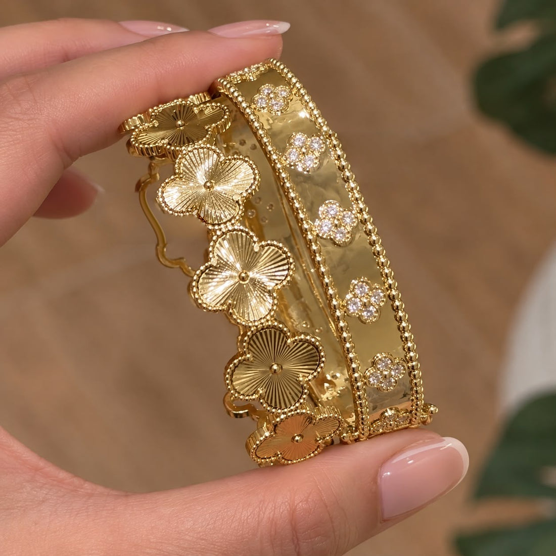 Clover Bangles