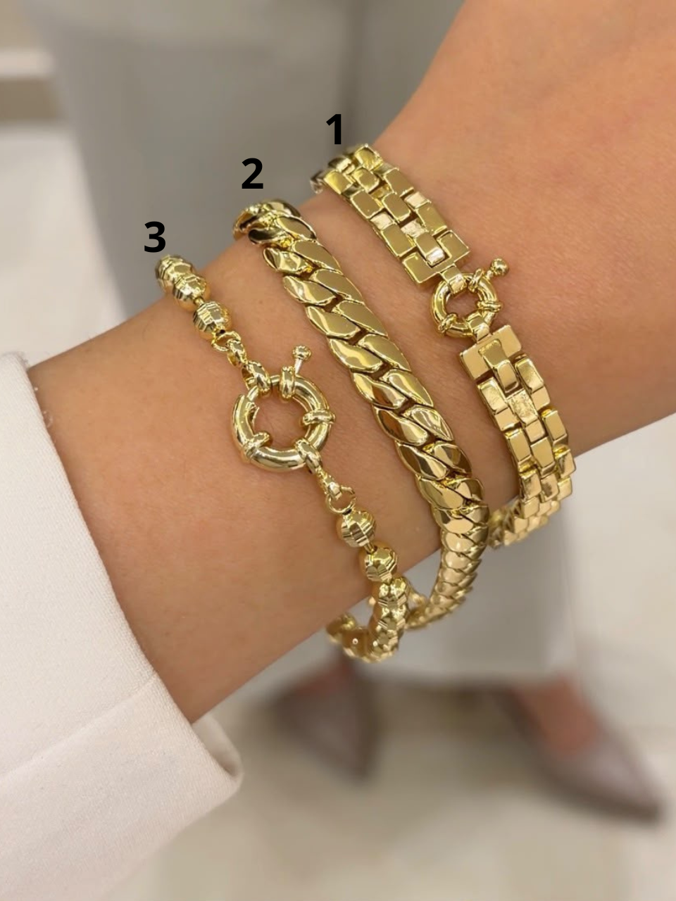 Gold Chain Bracelets